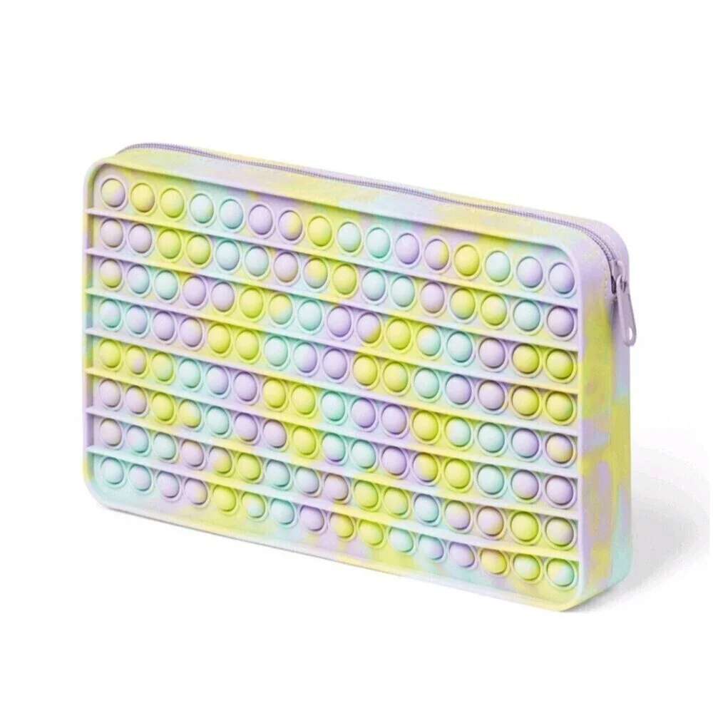 Bubble Pop Pencil Pouch Pastel Tie Dye - up & up